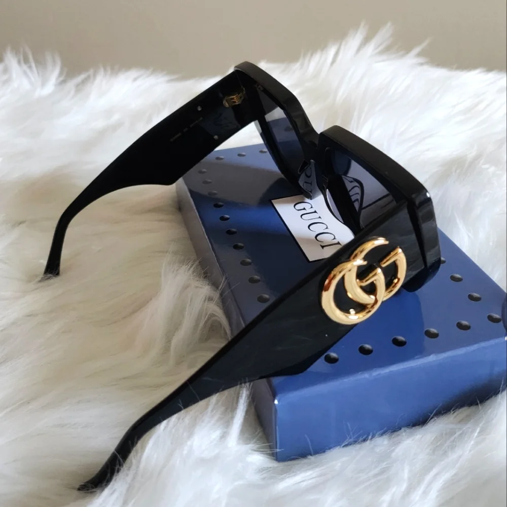 🆕️NEW GUCCI Sunglasses Oversized GG0956s GLASSES Designer Luxury Summer Spring - Picture 3 of 14